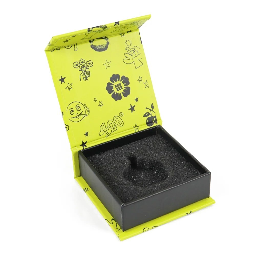 Custom Commercial Clamshell Gift Cannabis Packaging Boxes