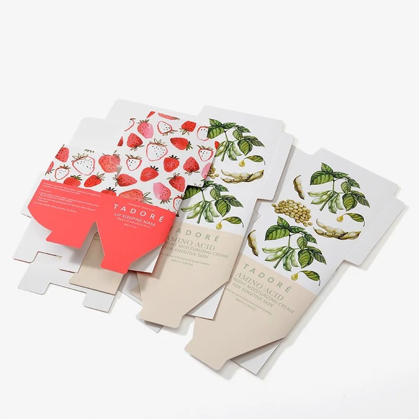 Custom Cosmetics Packaging Boxes Folding Carton Packaging