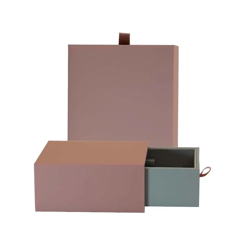 OEM ODM Rigid Slide Drawer Style Jewelry Earring Gift Boxes