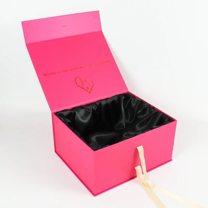 Satin Lined Magnetic Closure Box Wigs Hair Extension Online