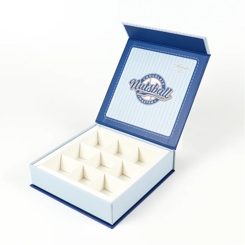 Custom Creative Nuts Chocolate Packaging Rigid Boxes Factory